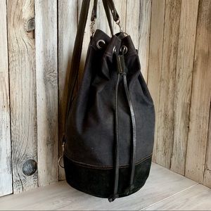 Vintage Rugby Bucket Backpack